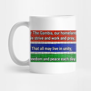 Gambia Flag  gambian national anthem Mug